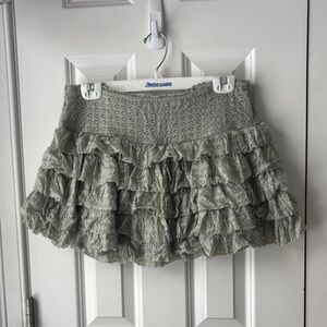 American Eagle Lace Ruffle Skort